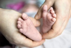 piedi di neonato