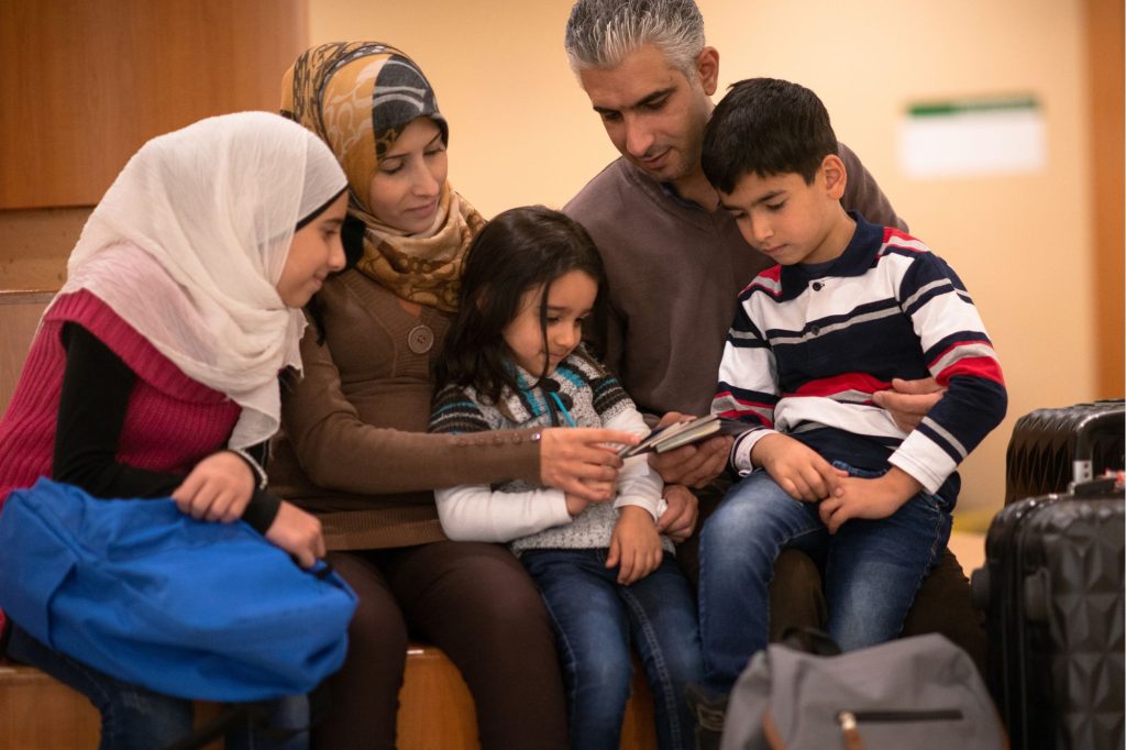 Famiglia di immigrati