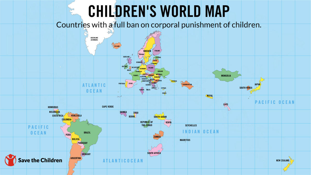 save the children Children's World Map 2024