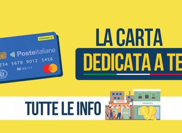 Torna la carta ‘Dedicata a te’: 500 euro per le famiglie in difficoltà
