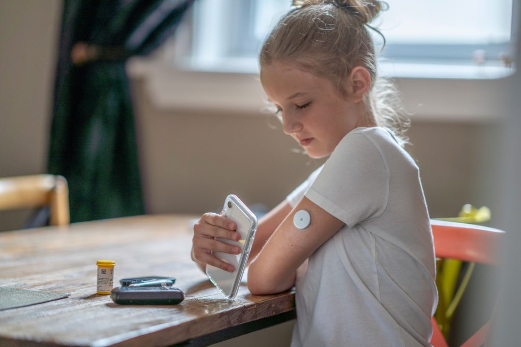 Bambina Con Diabete Canva