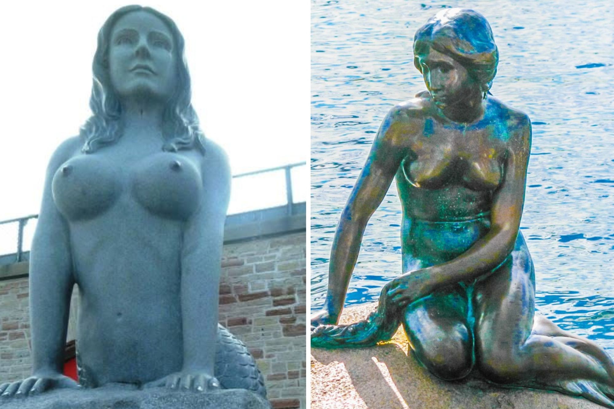 La Grande Sirena di Copenaghen è davvero “brutta e pornografica”?