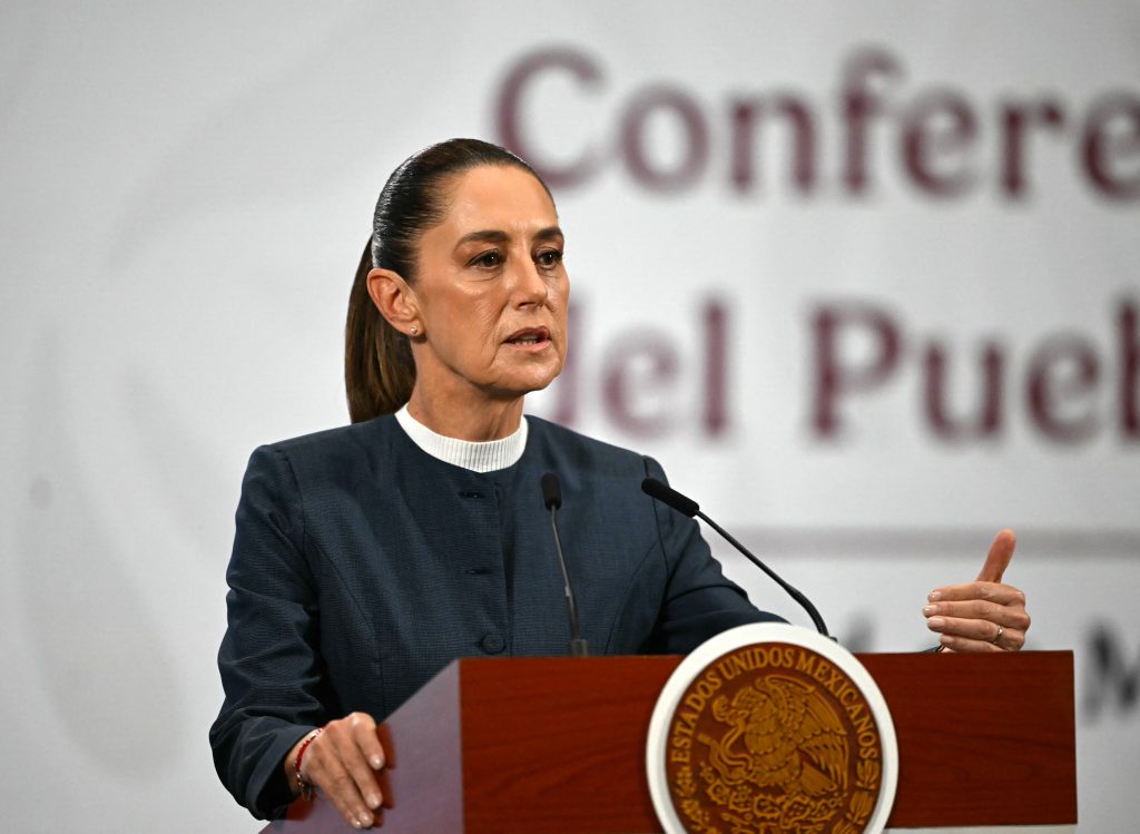 Claudia Sheinbaum, presidente del Messico (Afp)