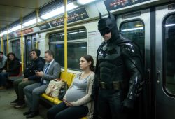 Effetto Batman nella metro di Milano: perché un supereroe ci rende più gentili (ma non come pensi)
