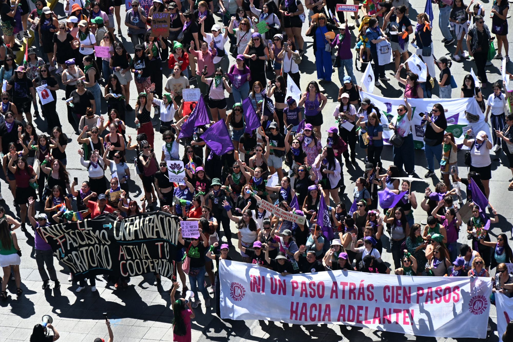 Cile manifestazione donne afp