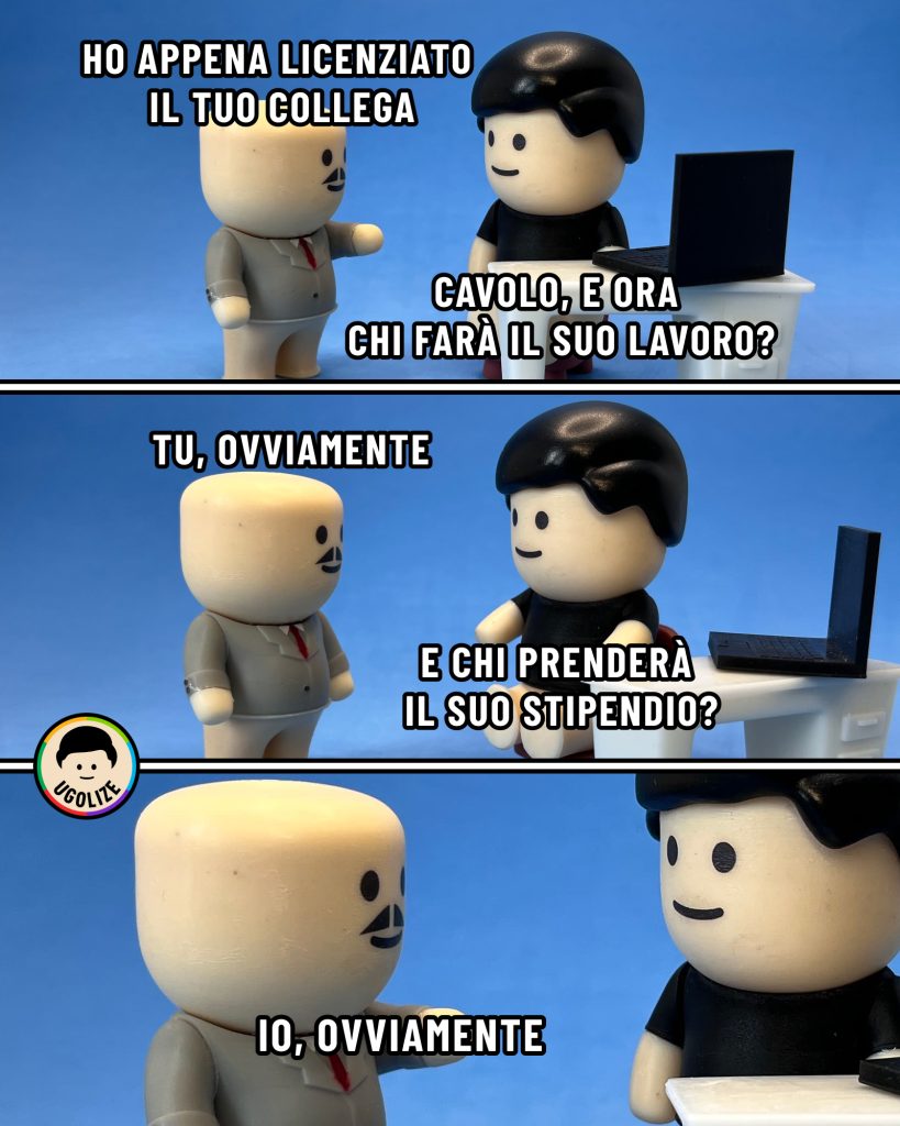 Ugolize licenziato collega