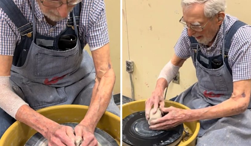 Il segreto dei 102 anni di George: tra cantiere, ceramica e il successo su TikTok