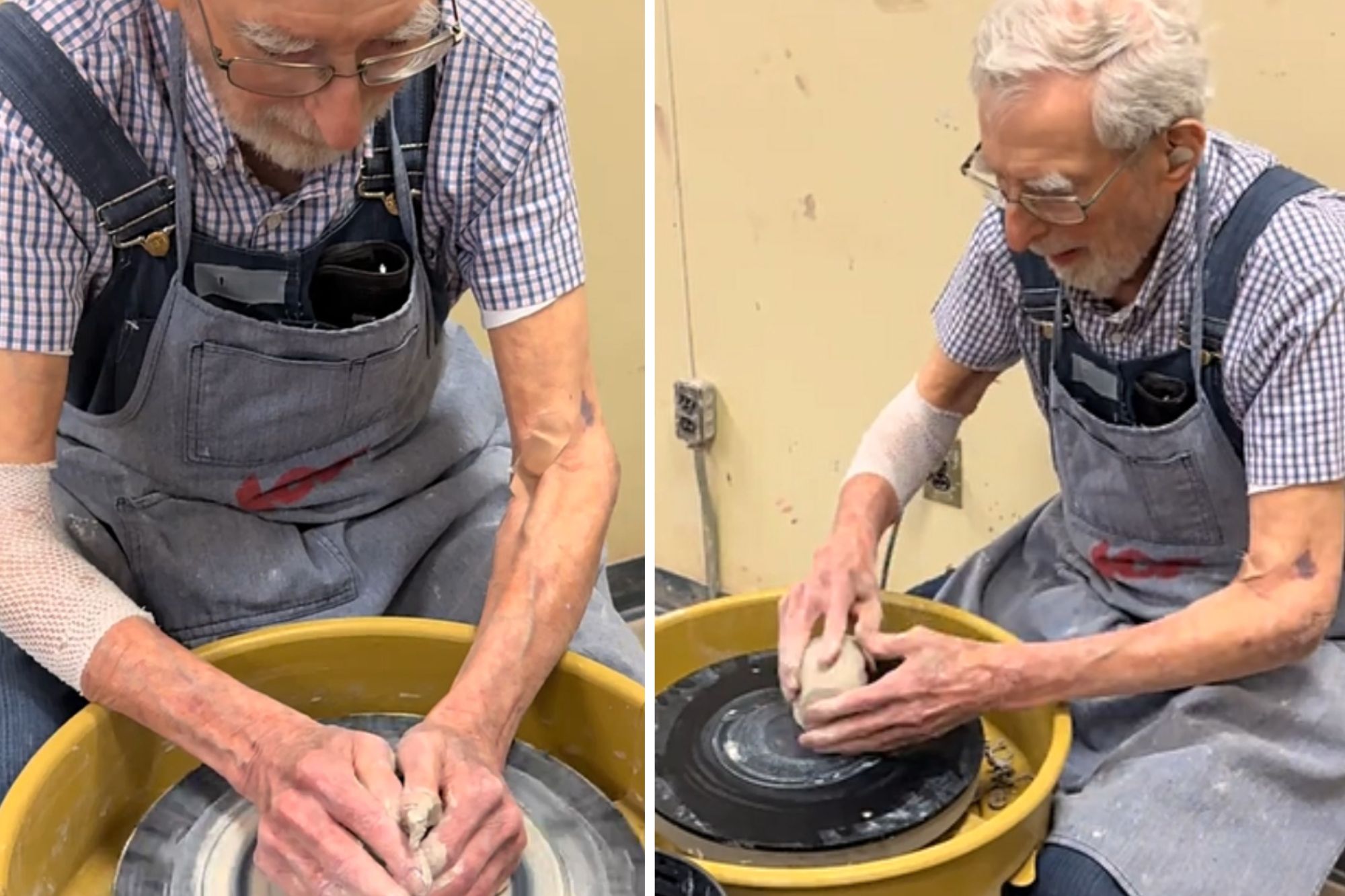 Il segreto dei 102 anni di George: tra cantiere, ceramica e il successo su TikTok
