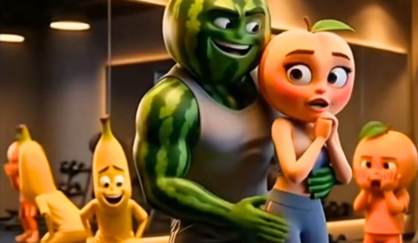 Sembrano cartoni, ma sono pieni di violenza: “Tenete i bambini lontani dalle storie di frutta su TikTok”