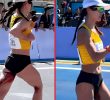 Li Meizhen, maratoneta cinese conclude la gara nonostante il ciclo mestruale – Video