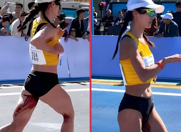 Li Meizhen, maratoneta cinese conclude la gara nonostante il ciclo mestruale – Video