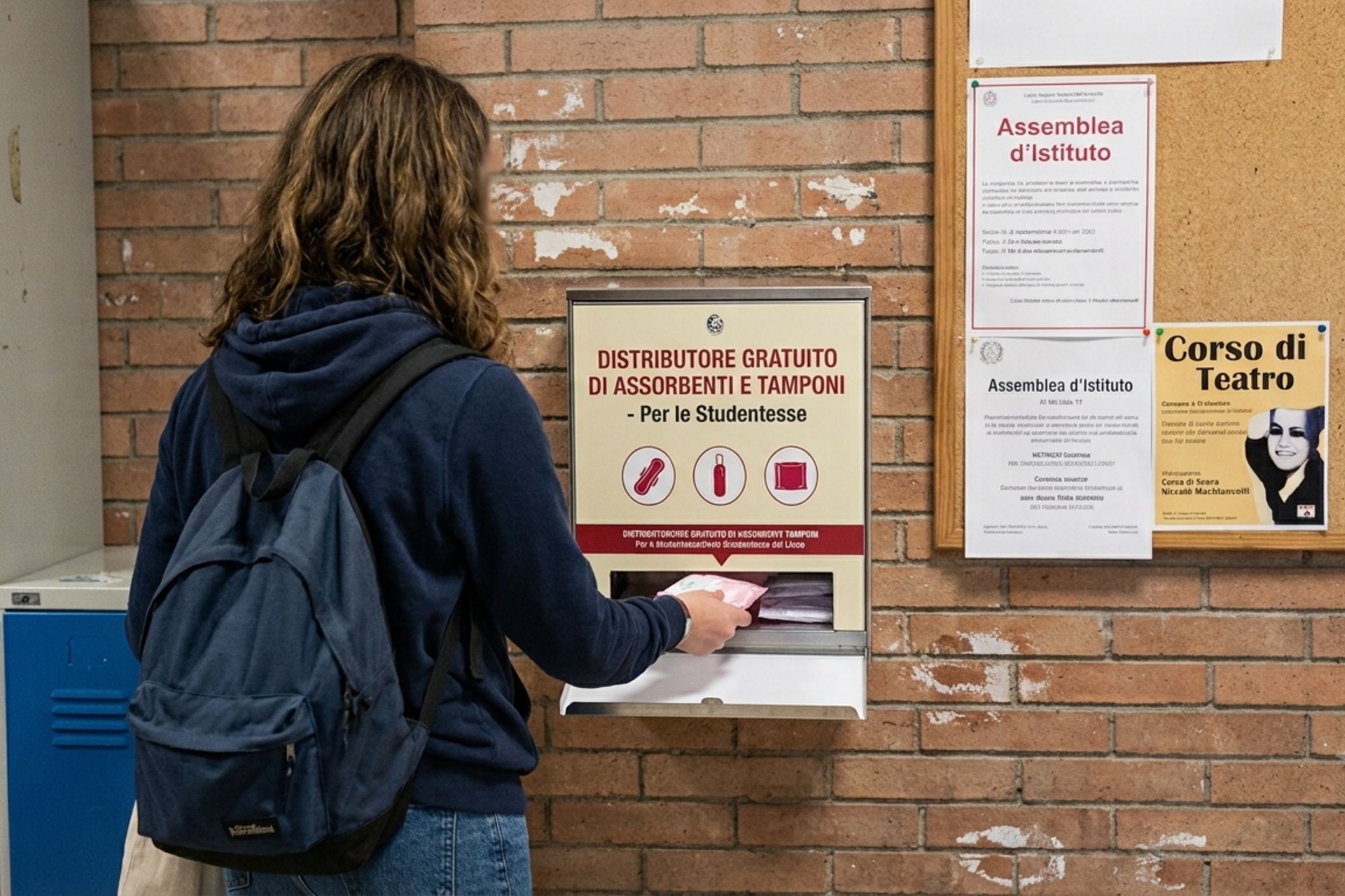 Assorbenti gratuiti nelle scuole, la Campania approva il progetto pilota