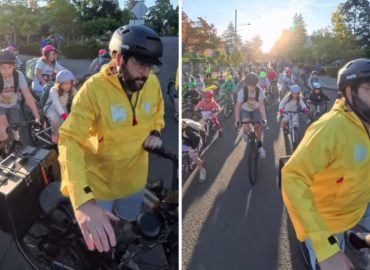 “A scuola ci andiamo in bici”: la storia del prof Balto e del suo Bike Bus