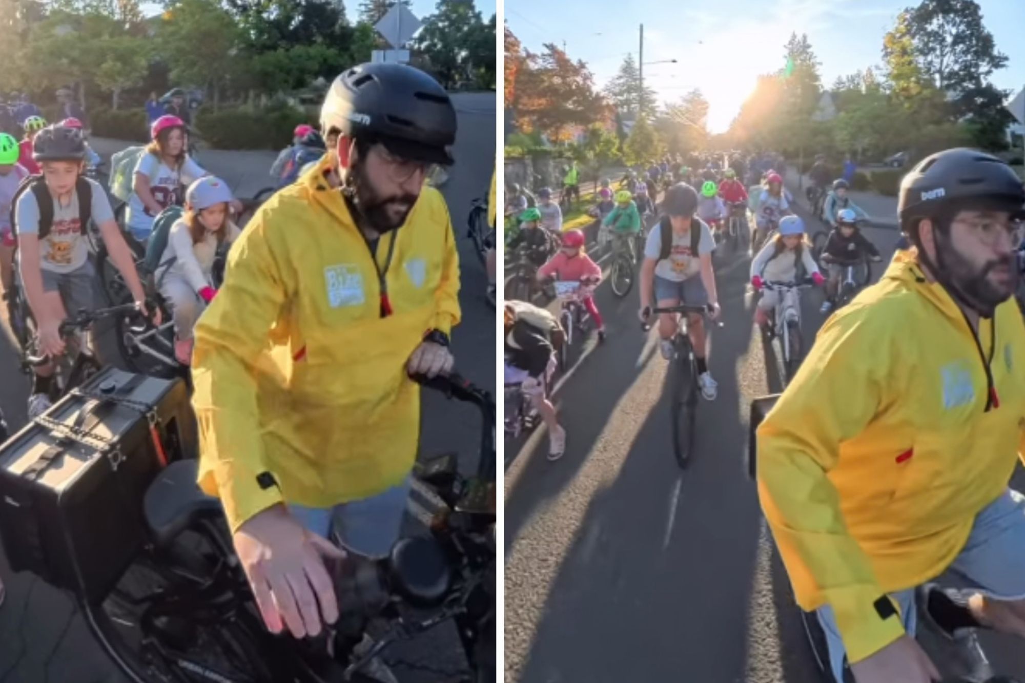“A scuola ci andiamo in bici”: la storia del prof Balto e del suo Bike Bus